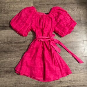 Banana Republic Pink Bubble Sleeve